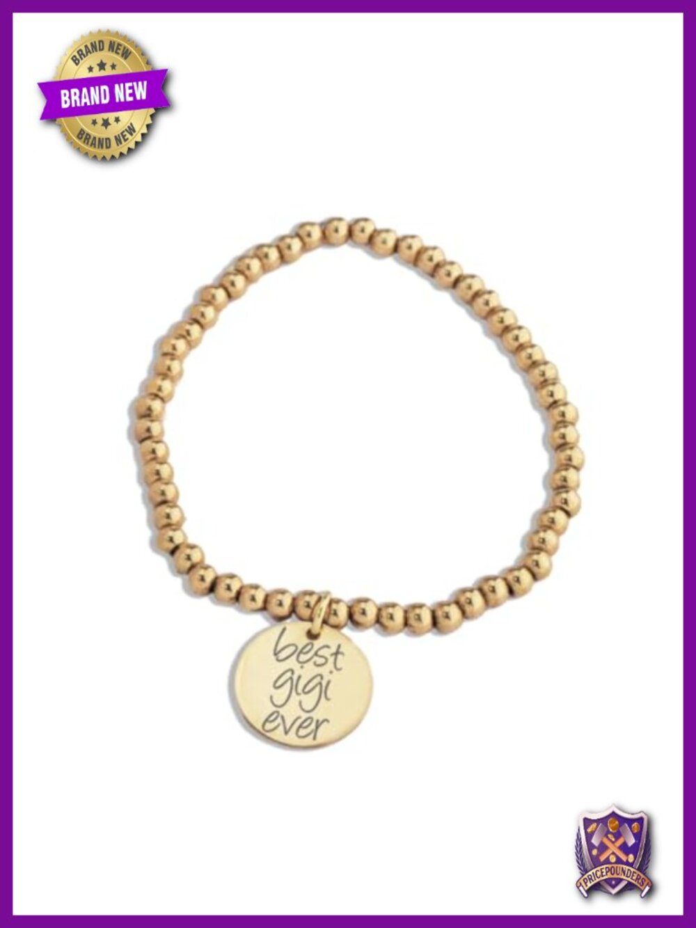 Gigi Stretch Bracelet Gold Stainless Steel Mother's Day Gift